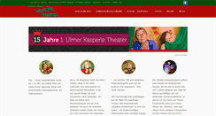 Desktop Screenshot of kasperletheaterulm.de